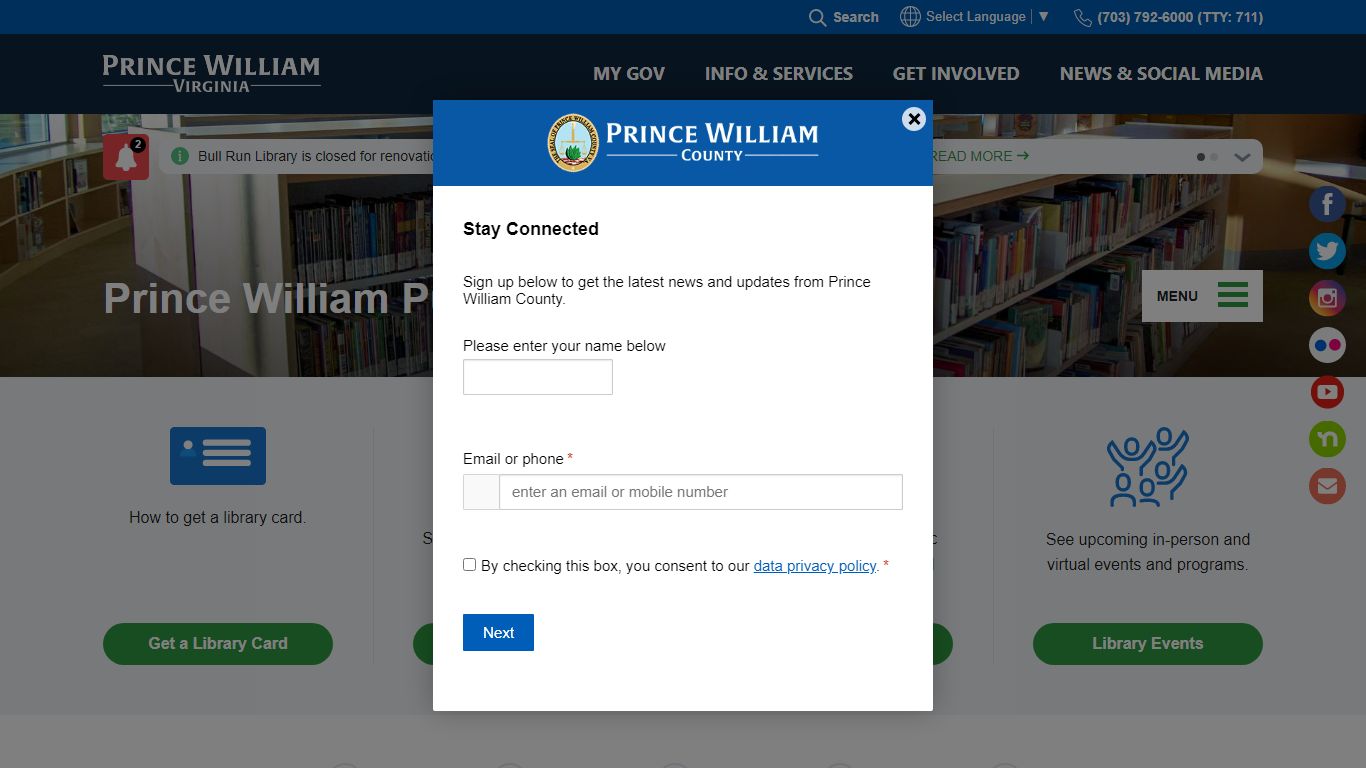 Prince William Public Libraries - Prince William County, Virginia