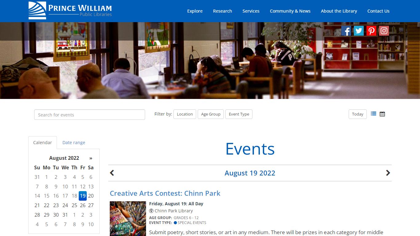 Events - Prince William Public Library - Google